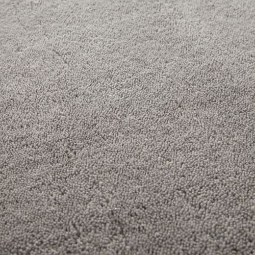 woollen low pile rug in grey 250 x 350cm Soft Maisons du Monde