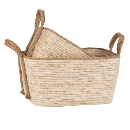 Woven Maize Baskets (x2)