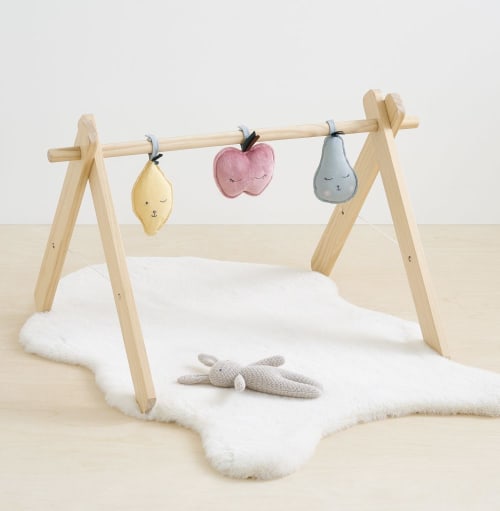 Yellow Pink And Green Activity Mobile Toys X3 For Babies Sasha Maisons Du Monde