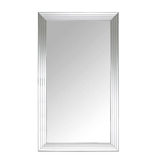 Bekwaam Vermoorden grot Zilverkleurige spiegel met geslepen randen 200x120 Firenze | Maisons du  Monde