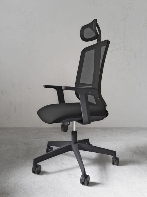 omhelzing monteren Margaret Mitchell Zwarte bureaustoel voor professioneel gebruik Tufo Business | Maisons du  Monde
