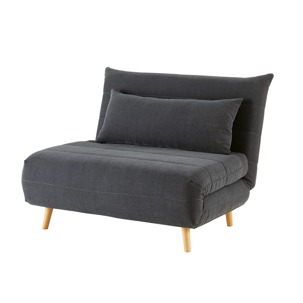 1-Sitzer-Bank Clic-Clac in Anthrazit - Maisons Du Monde