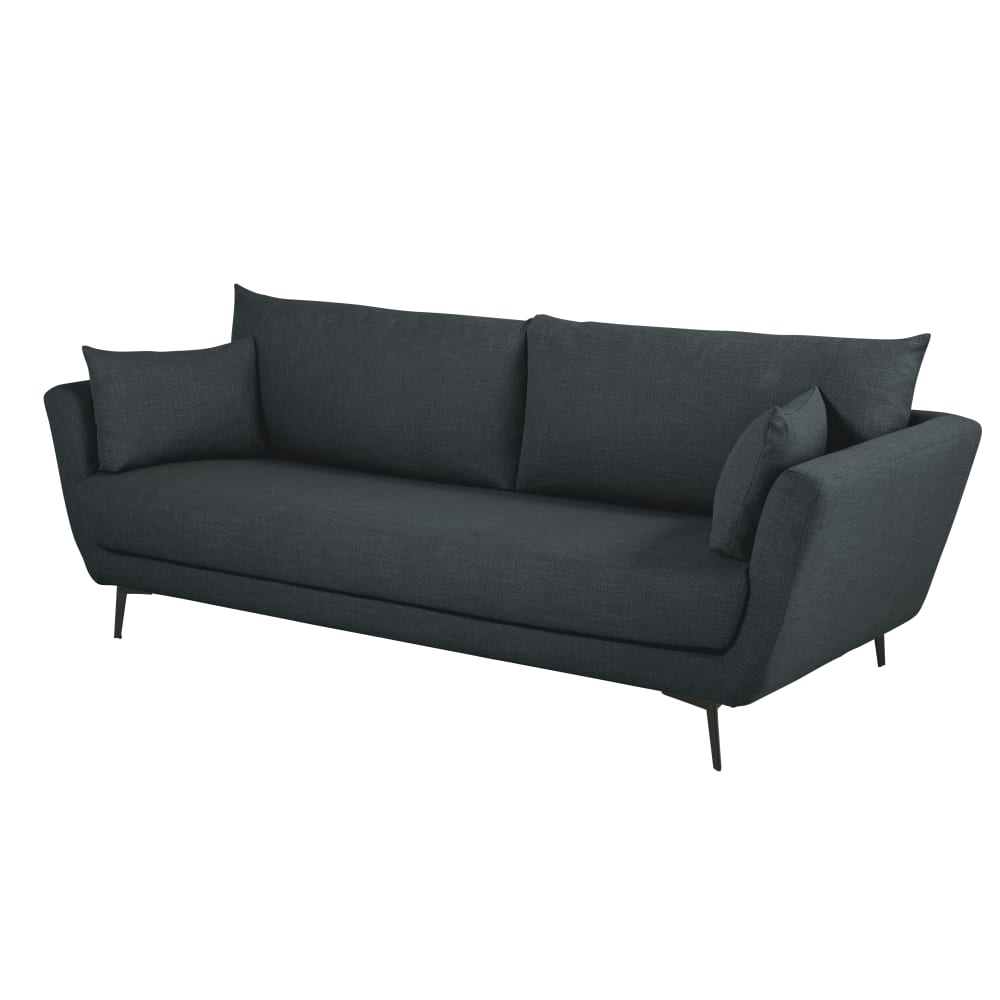 2/3-Sitzer-Sofa, anthrazitgrau - Maisons Du Monde
