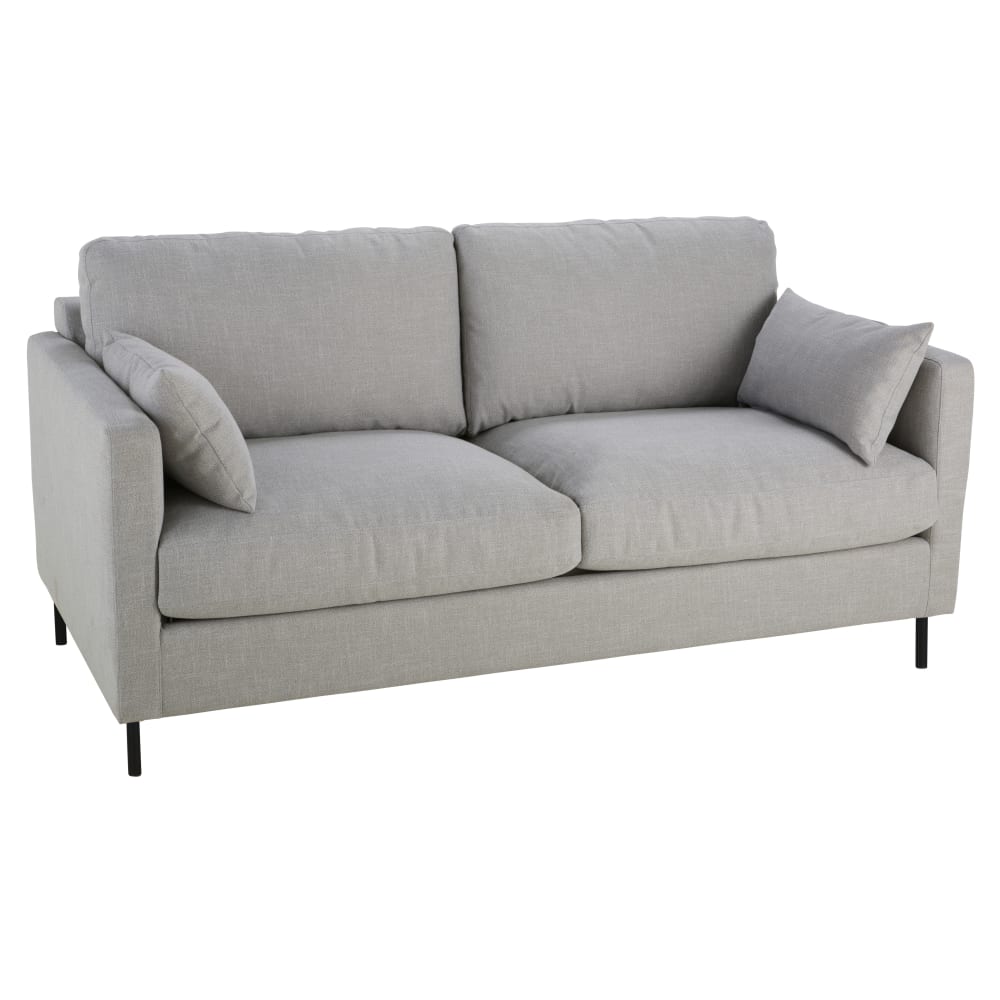 2/3-Sitzer-Sofa, hellgrau - Maisons Du Monde