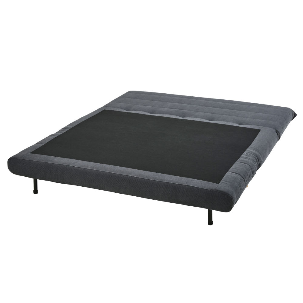2-Sitzer-Bank Clic-Clac in Anthrazit - Maisons Du Monde