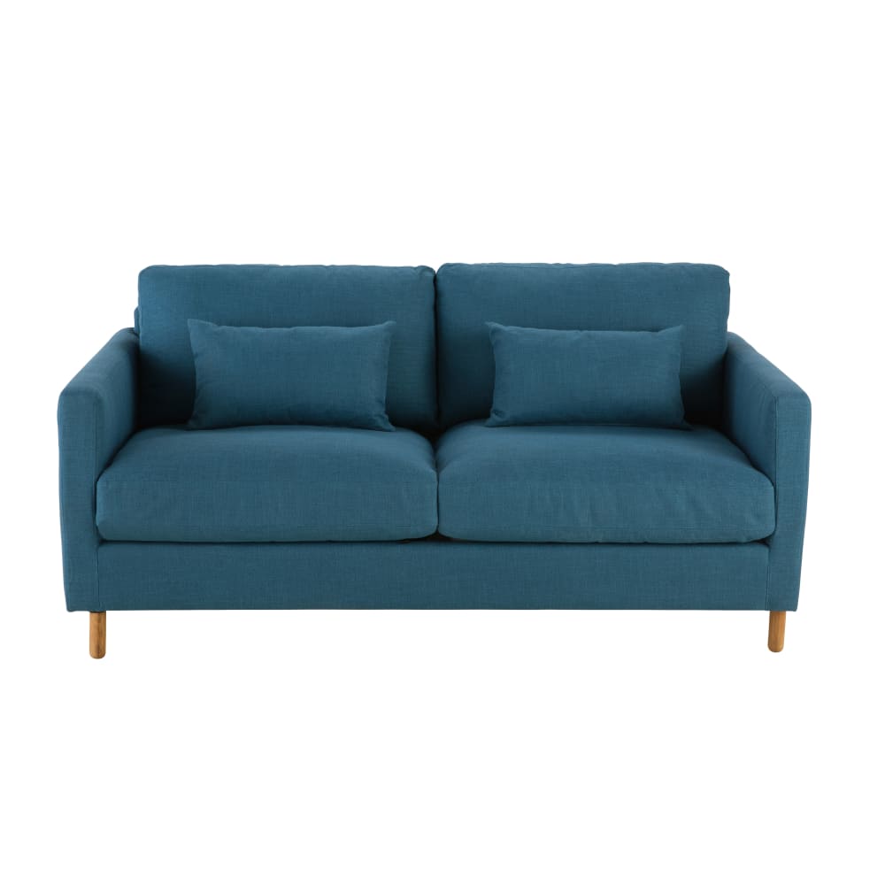 3-Sitzer-Sofa, petrolblau - Maisons Du Monde