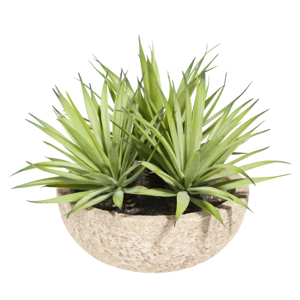 3 yuccas artificiels en pot — Beyit