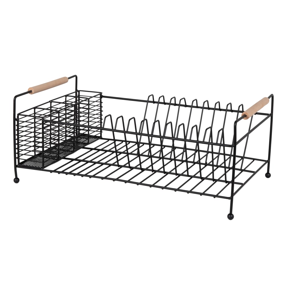 Abtropfgestell aus Metall, schwarz - Maisons Du Monde