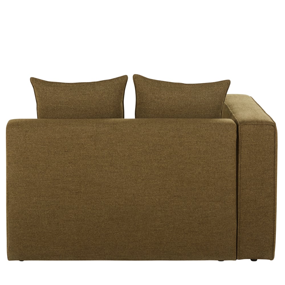 Accoudoir gauche pour canapé modulable vert kaki