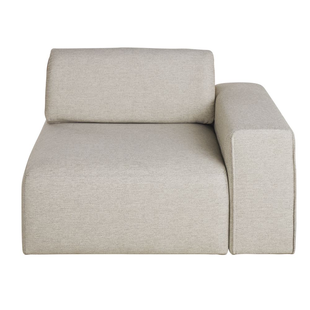 Accoudoir réversible pour canapé modulable gris chiné - Maisons du Monde
