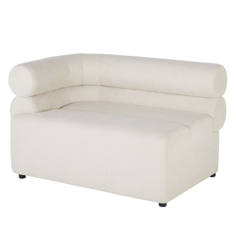 Angle pour canapé modulable professionnel en tissu recyclé beige — vue 3