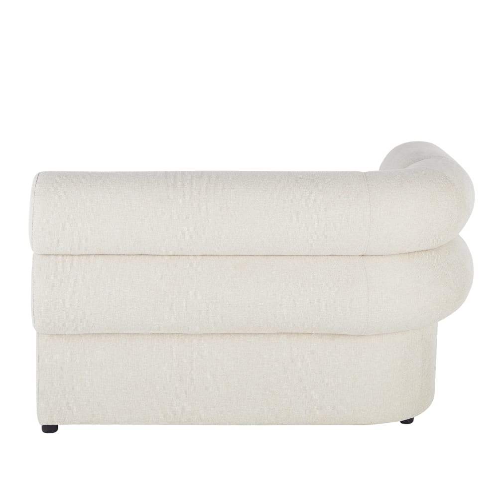 Angle pour canapé modulable professionnel en tissu recyclé beige — vue 4