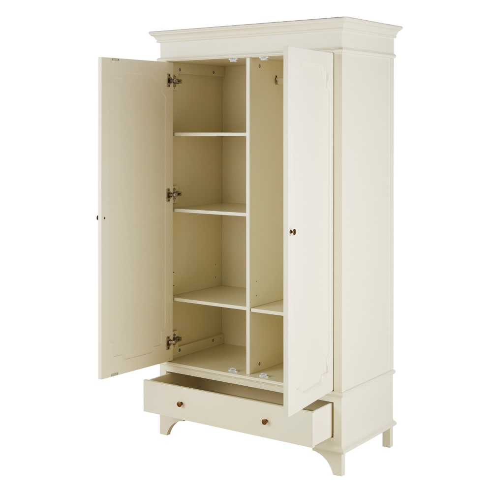 Armoire 2 portes 1 tiroir blanc L104 - Maisons du Monde