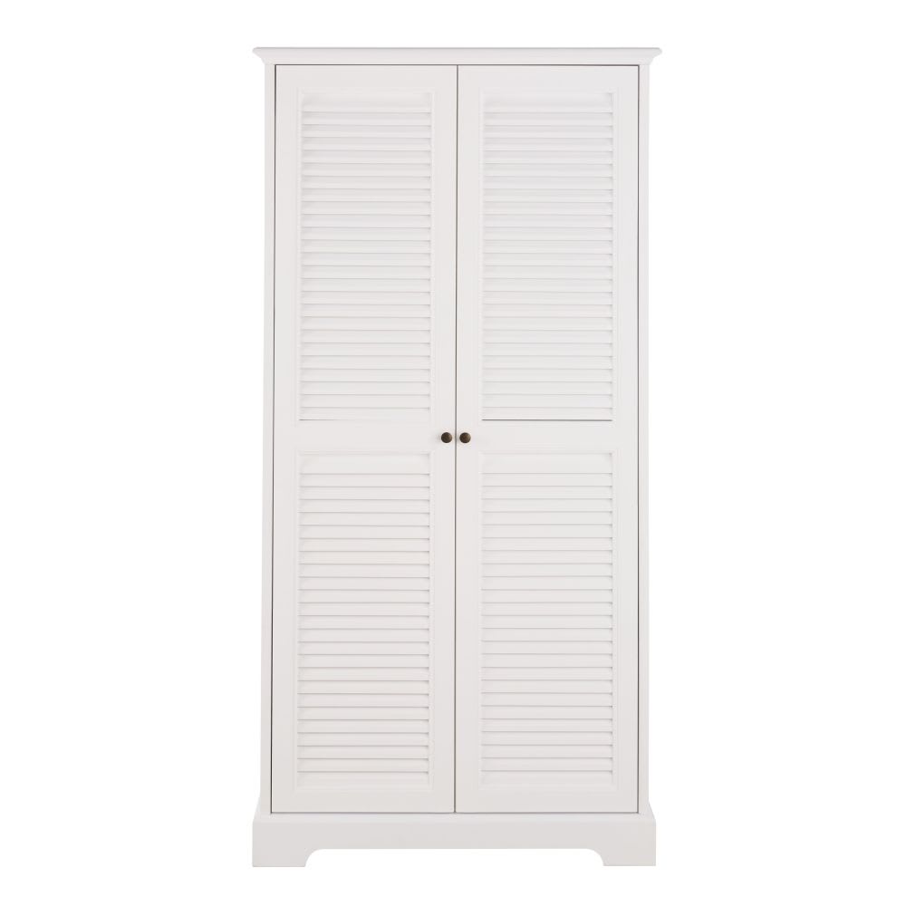 Armoire 2 portes blanc L86