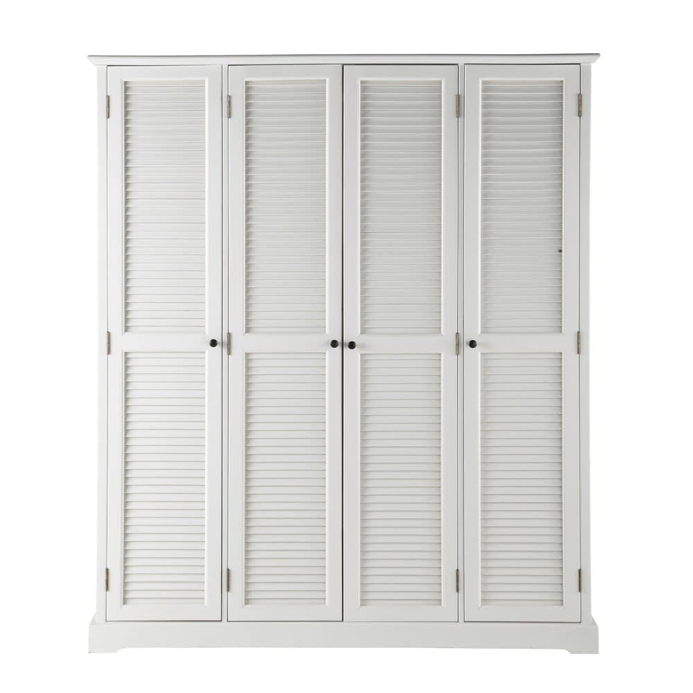 Armoire blanc 4 portes L170