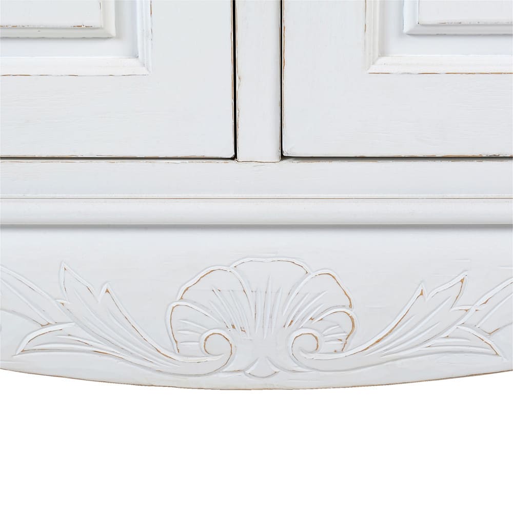 Armoire blanche, L130 cm — vue 4