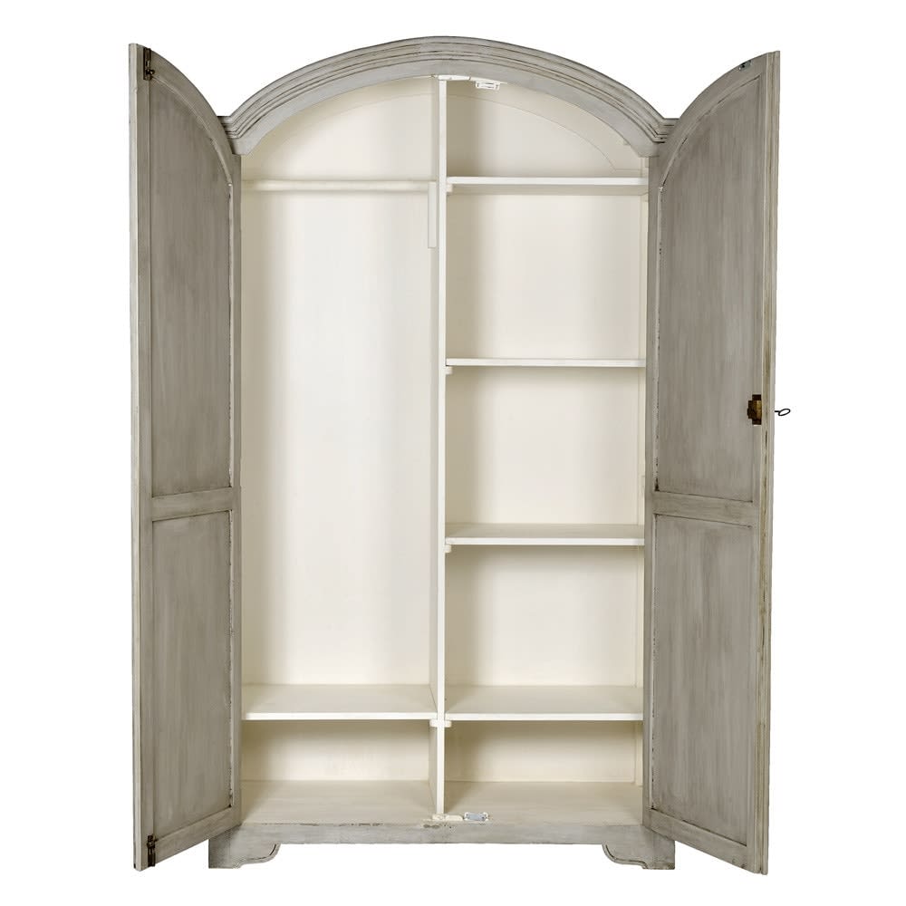 Armoire en bois de manguier gris perle L130 - Maisons du Monde