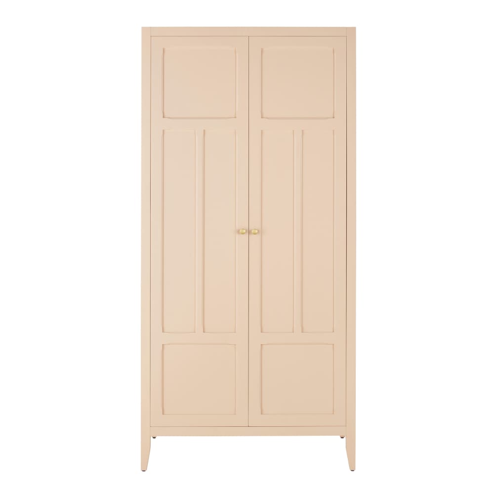 Armoire orange abricot, L90 cm