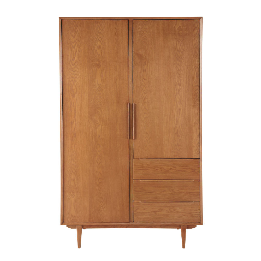 Armoire vintage 2 portes 3 tiroirs L120