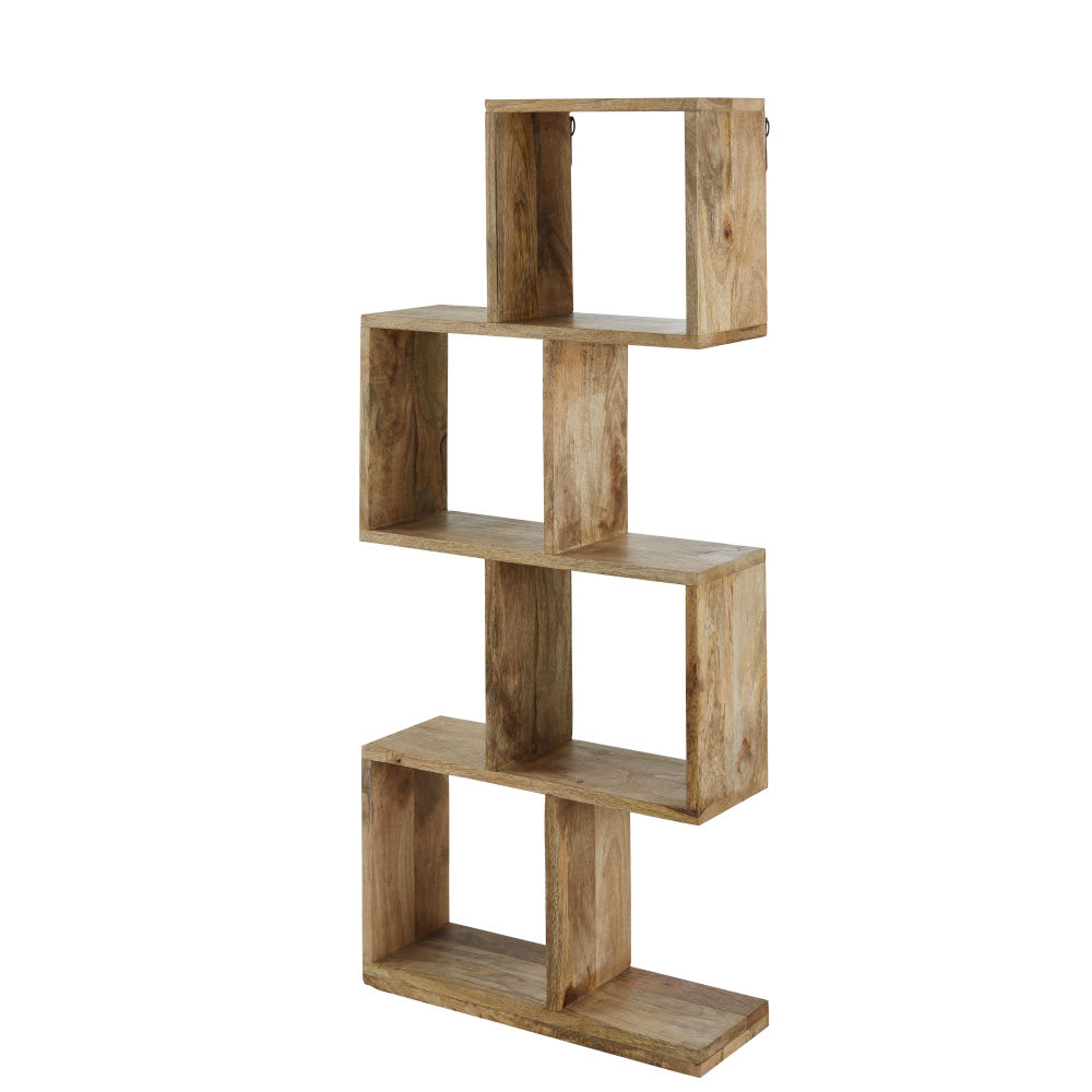 Asymmetrisch wandrek uit mangohout - Maisons Du Monde