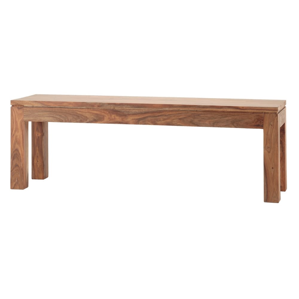 Banc en sheesham massif — vue 3