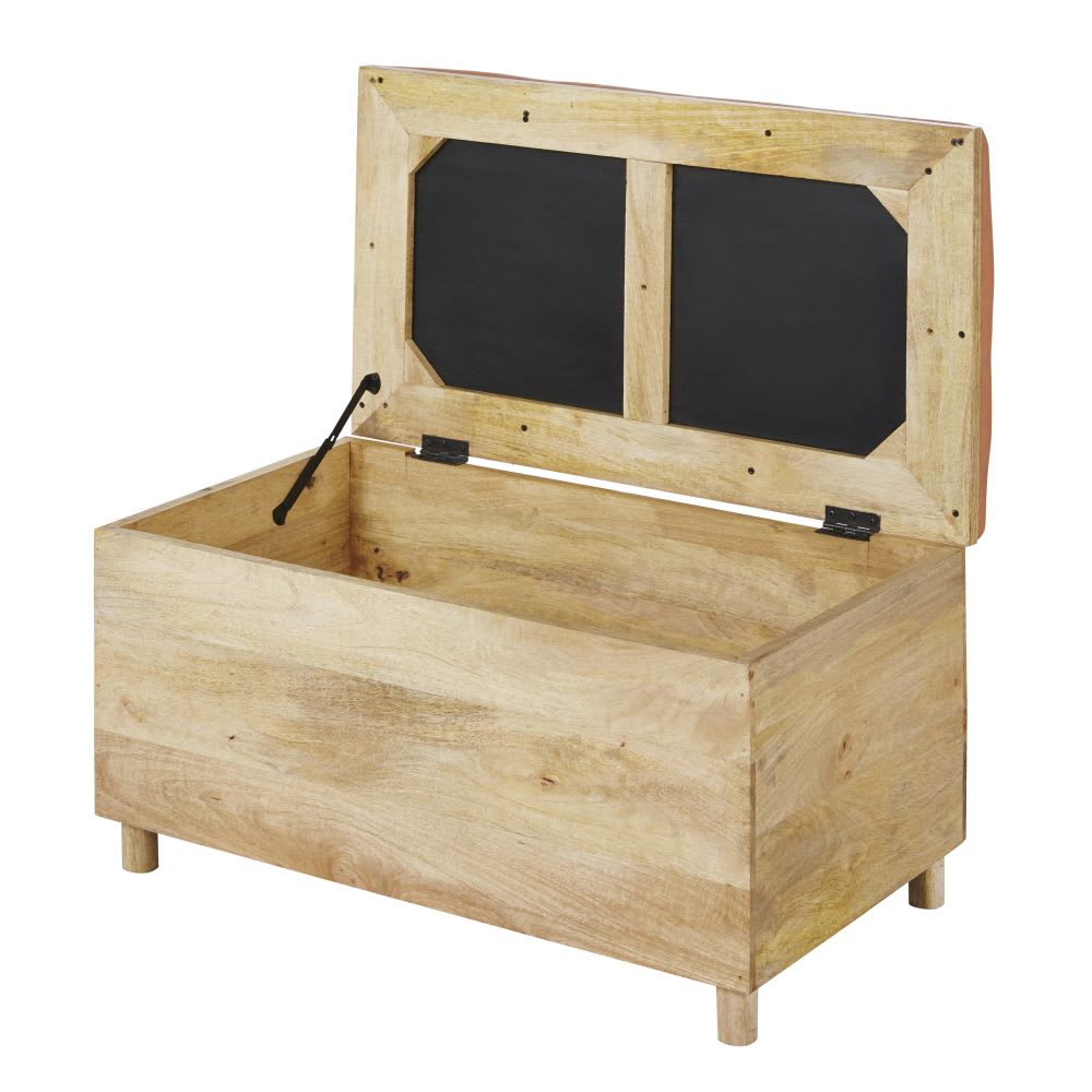 Banquette coffre et assise saumon - Maisons du Monde
