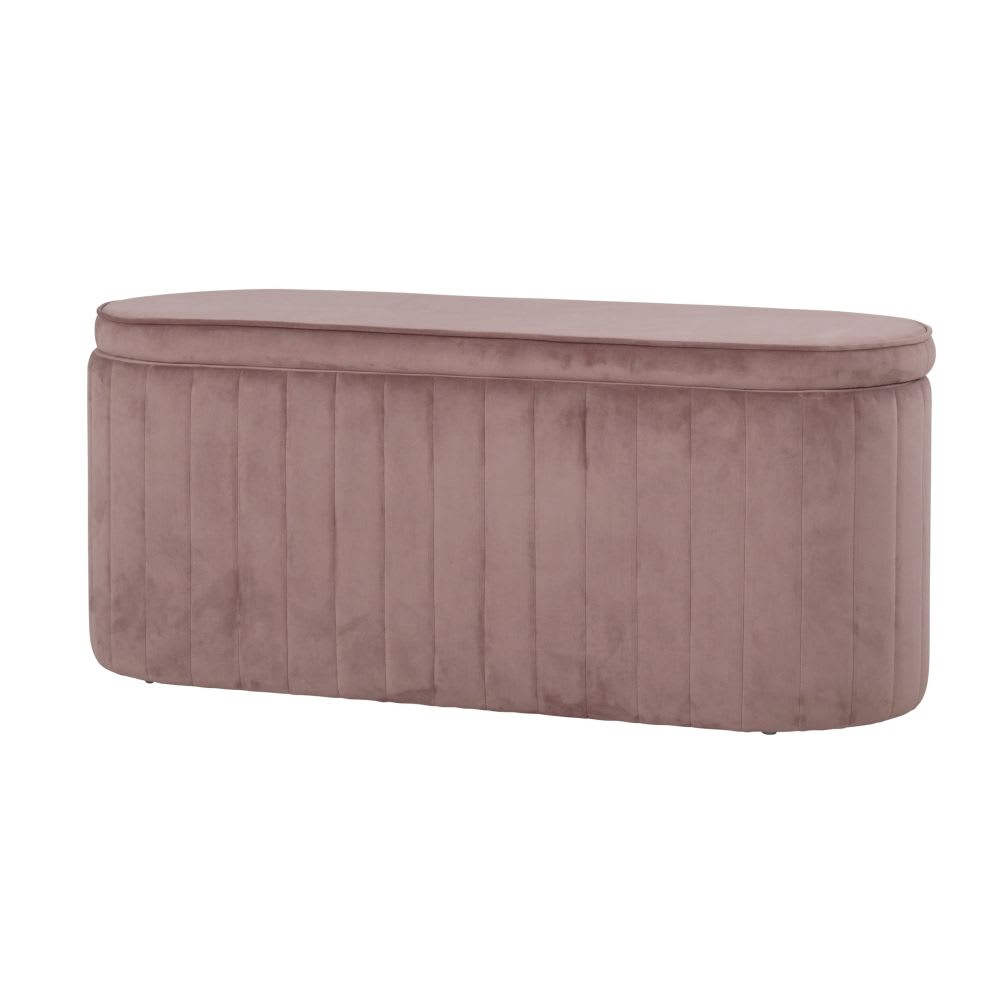 Banquette coffre rose — vue 3