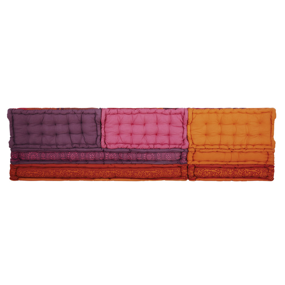 Banquette d'angle modulable 6 places en coton - Maisons du Monde