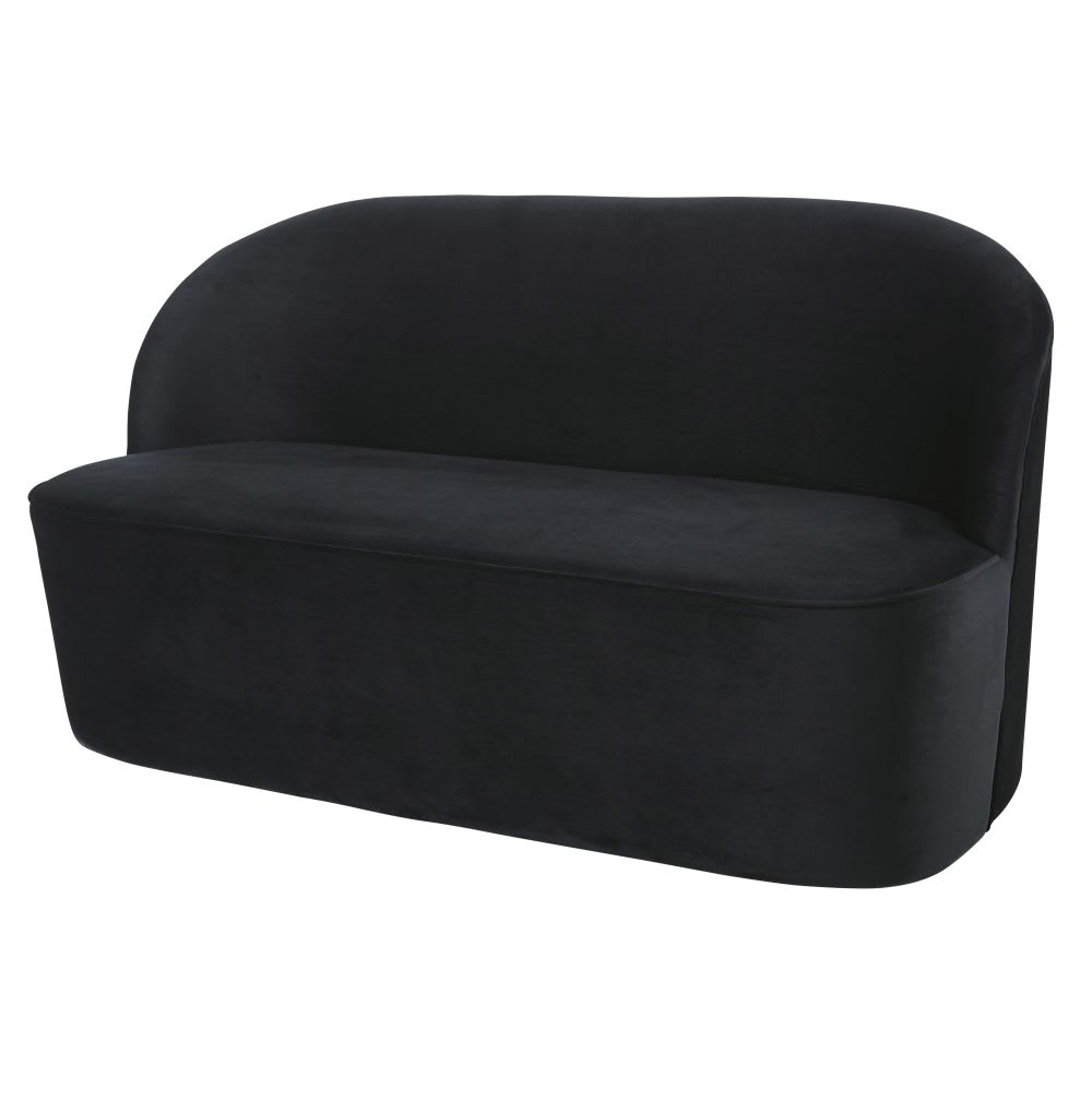 Blackhill Business - Banquette professionnelle 2/3 places en velours noir - Vue supplémentaire 2