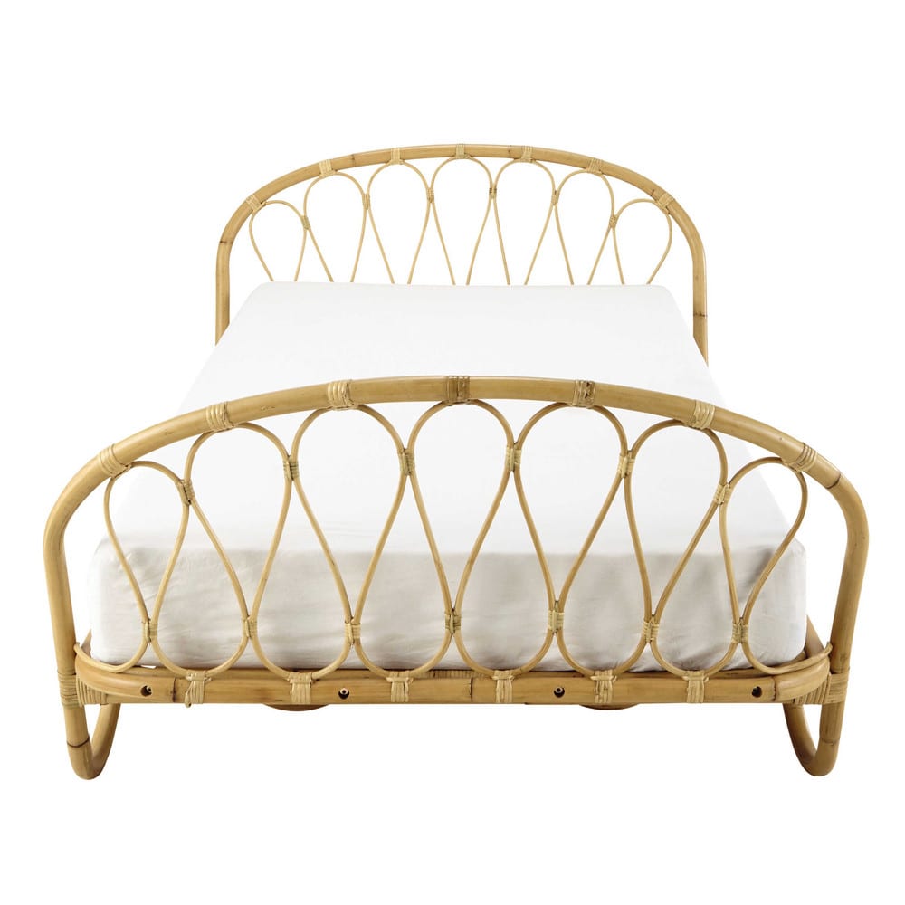 Bedbank 90x190 in rotan - Maisons Du Monde