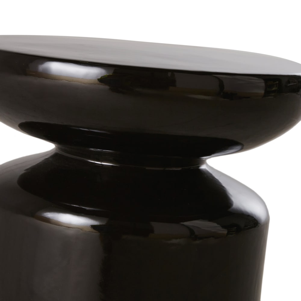Beistelltisch in Schwarz aus Steinzeug - Maisons Du Monde
