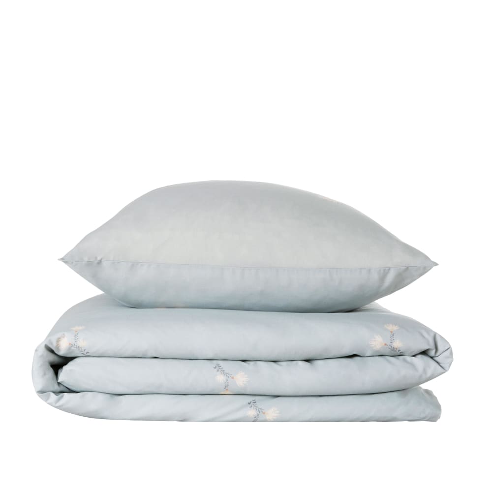 Bettwäsche-Set aus Baumwolle, blau 260x240 - Maisons Du Monde