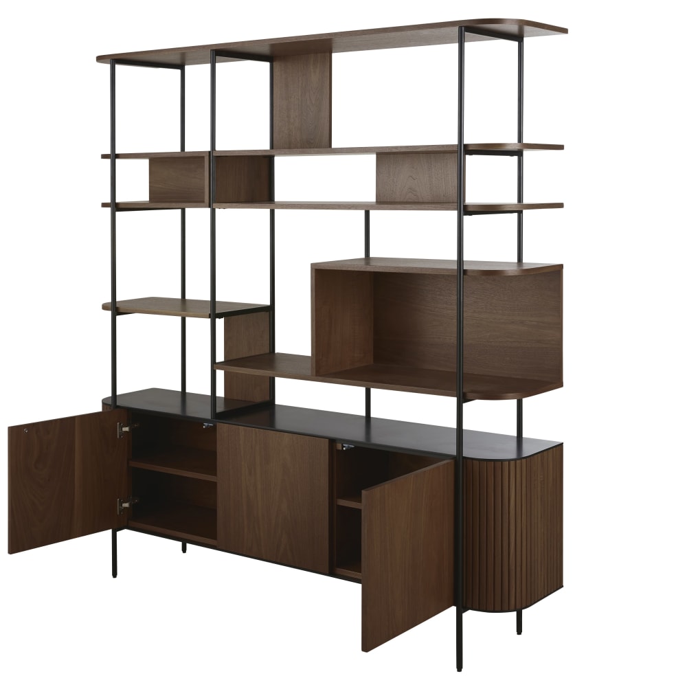 Bibliothèque 3 portes destructurée vintage L180 - Maisons du Monde