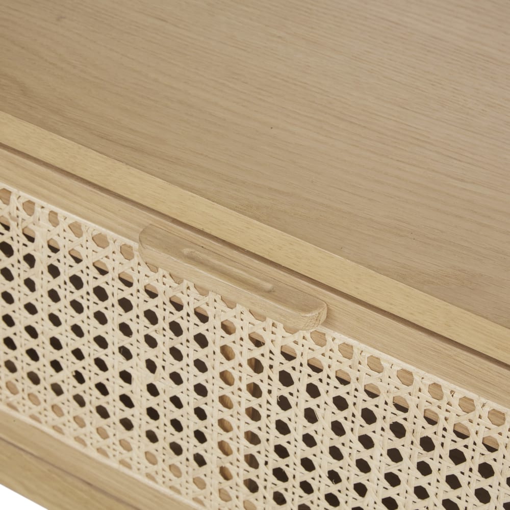 Bibliothèque meuble TV 2 portes 2 trappes L150 — vue 4
