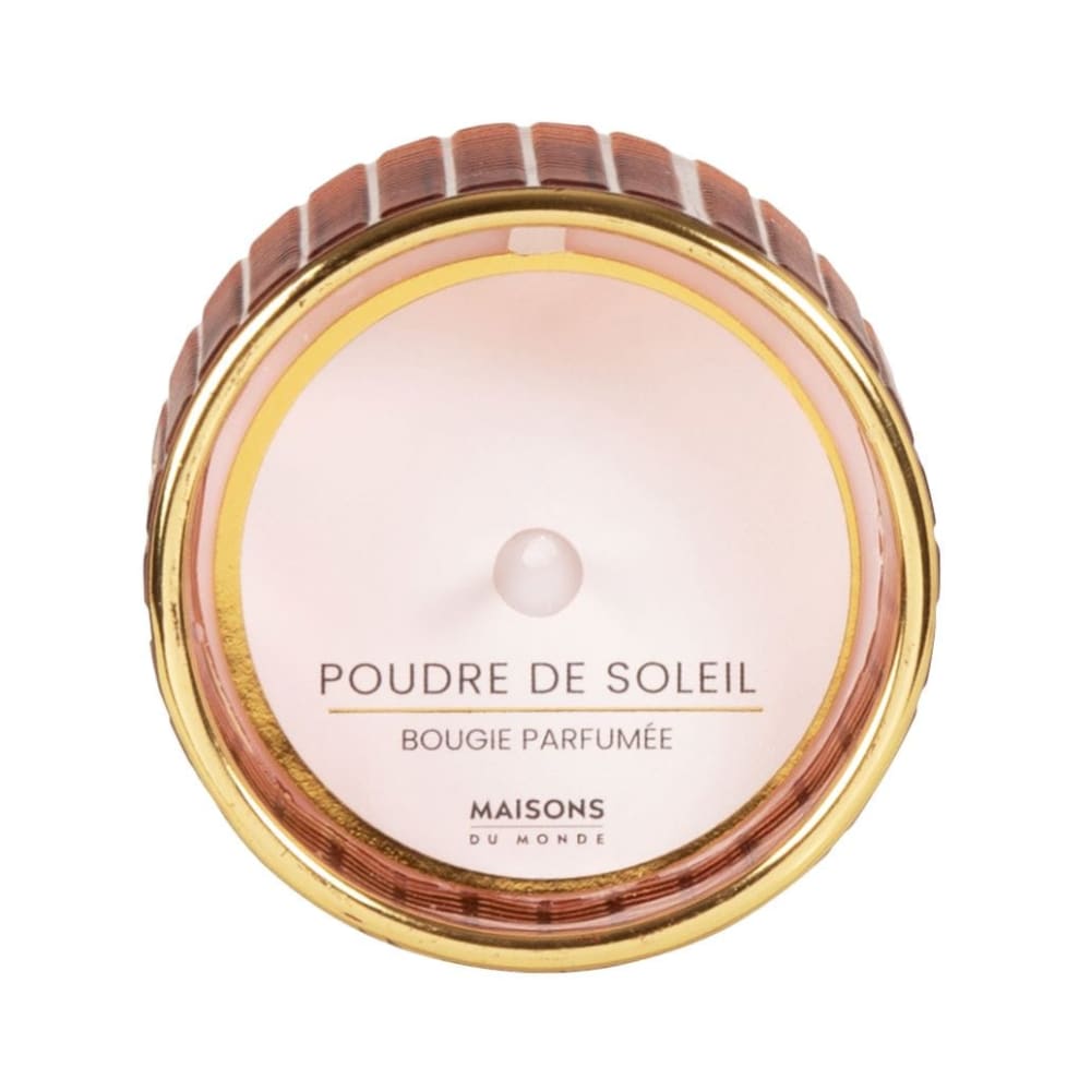 Bougie parfumée en verre terracotta 7x7 - Maisons du Monde