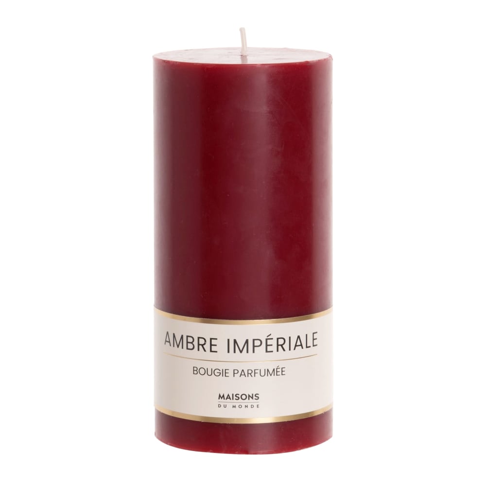Bougie parfumée rouge H15 490 g