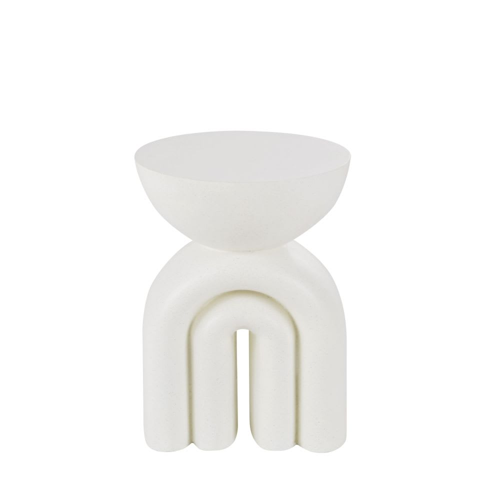 Bout de canapé blanc