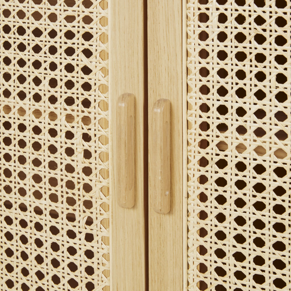Buffet 3 portes cannage en rotin L180 — vue 4