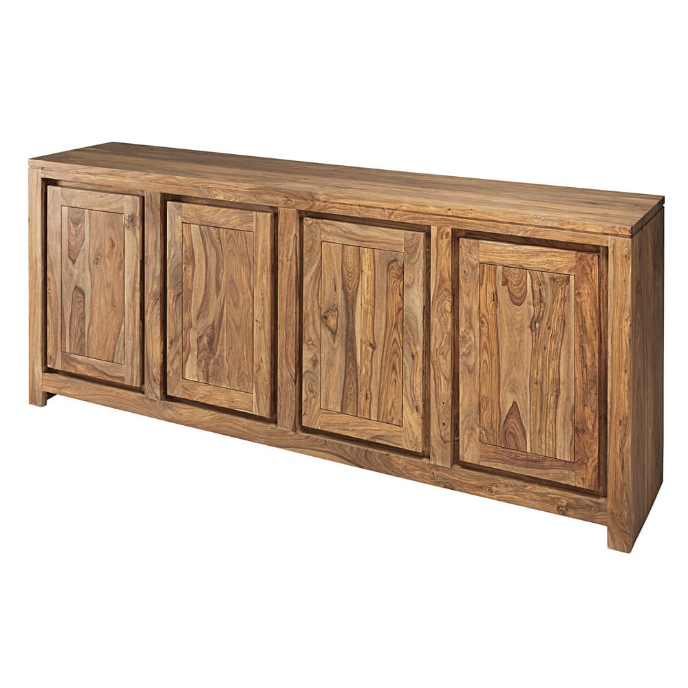 Buffet 4 portes en sheesham massif L204 - Maisons du Monde