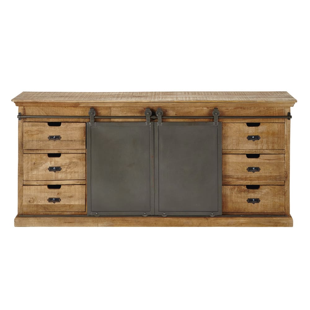 Buffet en bois de manguier massif, L190 cm — vue 3