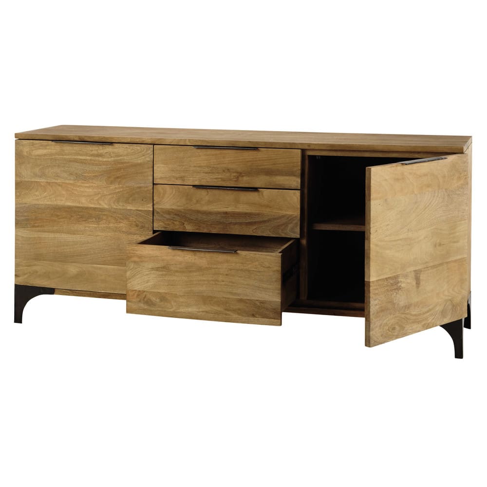 Buffet en manguier massif et acacia L180 - Maisons du Monde