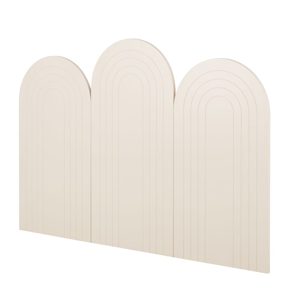 Cabecero blanco crema de MDF para cama de 160 cm - Maisons du Monde