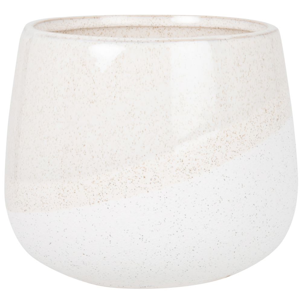 Cache pot en grès beige H14 — Beyit
