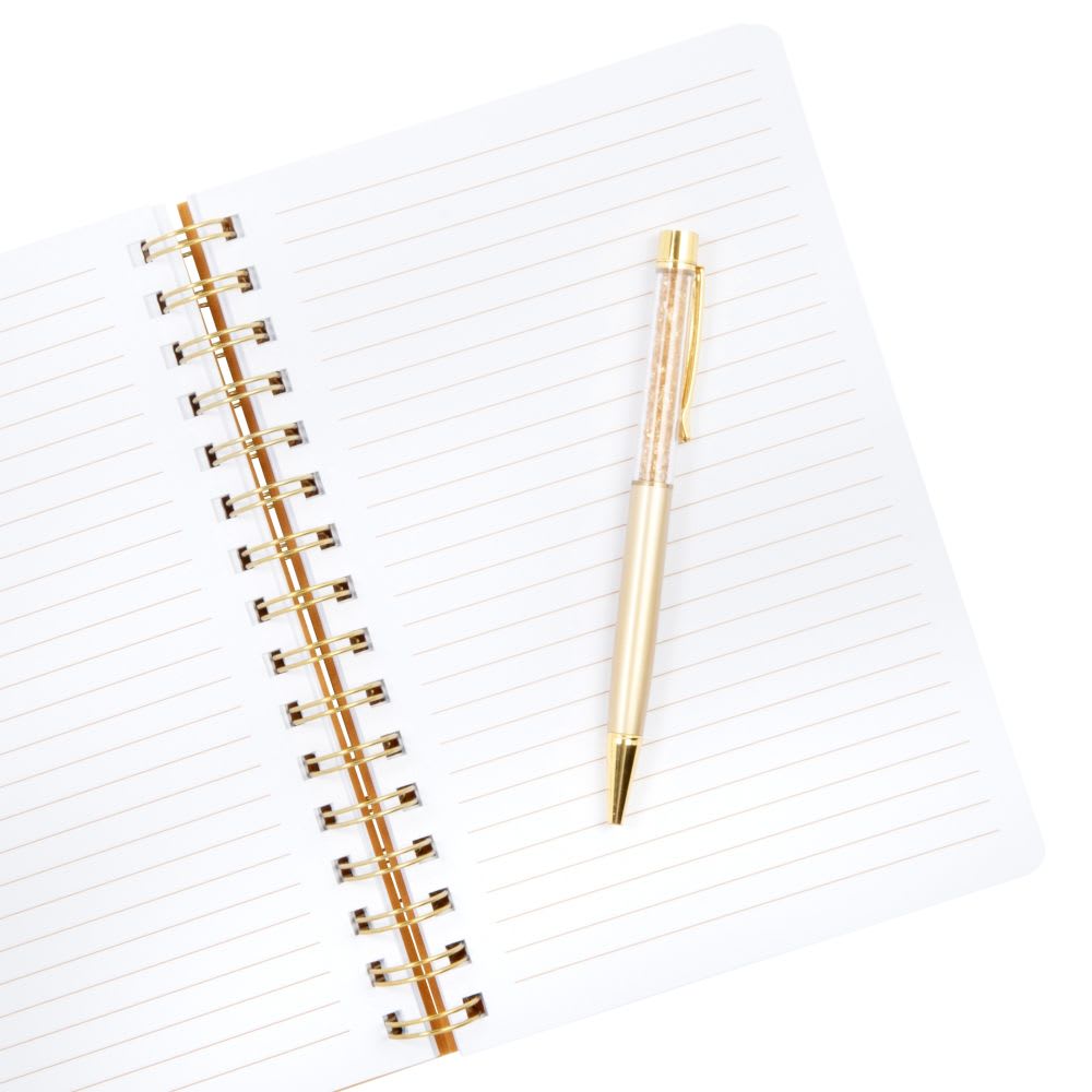 Caderno de espiral dourado - Maisons Du Monde