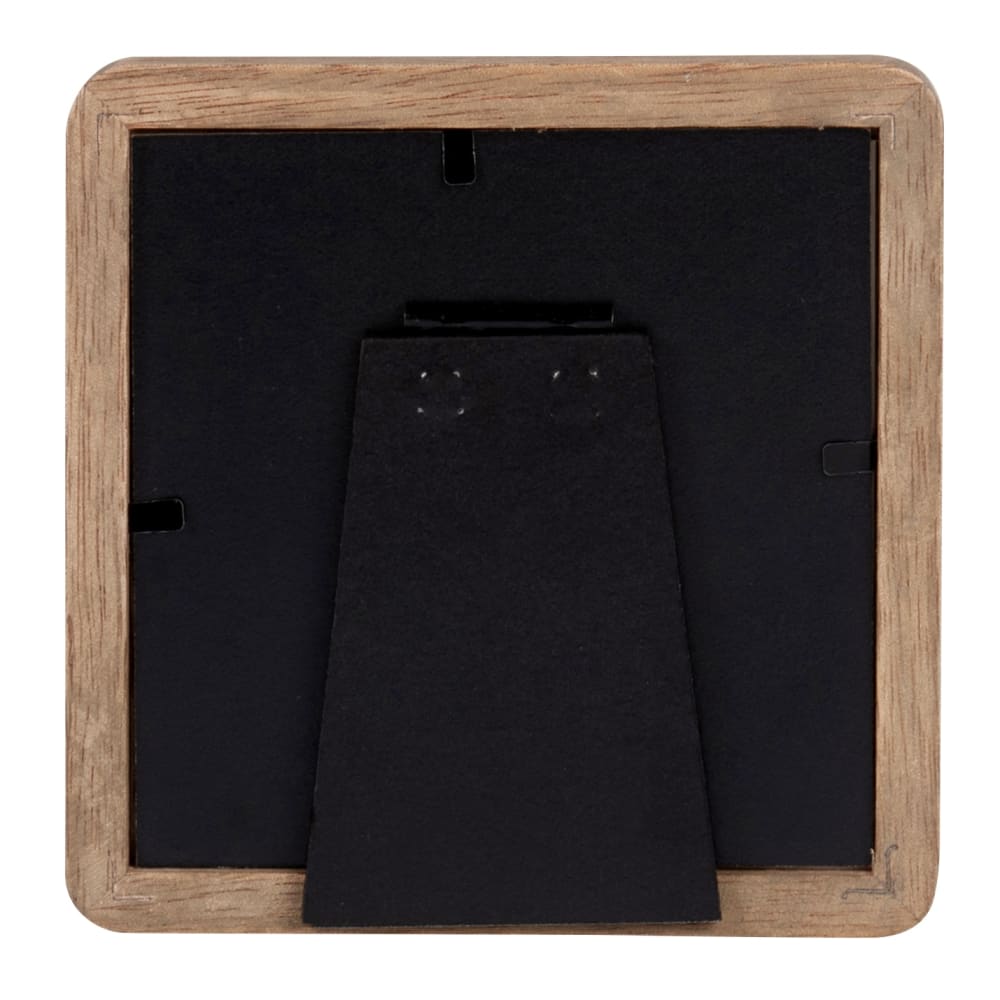 Cadre photo en bois d'hévéa, format 12x12 cm — vue 3
