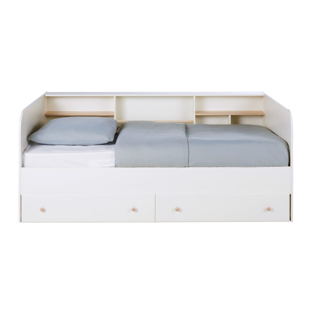 Cama infantil con compratimentos blanca 90x190 cm - Maisons du Monde