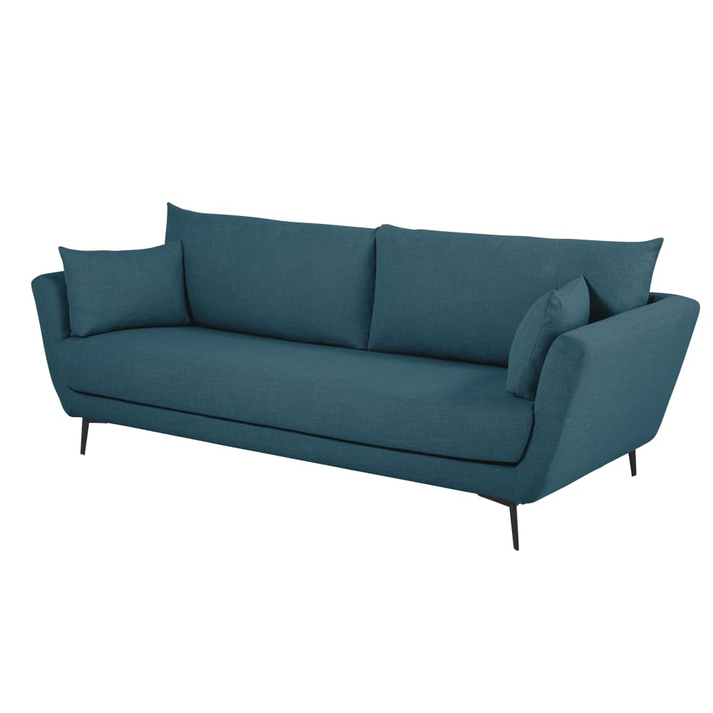 Canapé 2/3 places bleu pétrole - Maisons du Monde