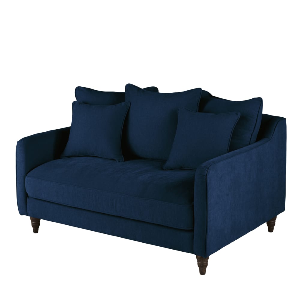 Auguste - Canapé 2 places bleu nuit - Vue supplémentaire 1