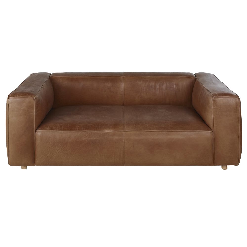 Canapé John Cuir Marron - Vue supplémentaire 1