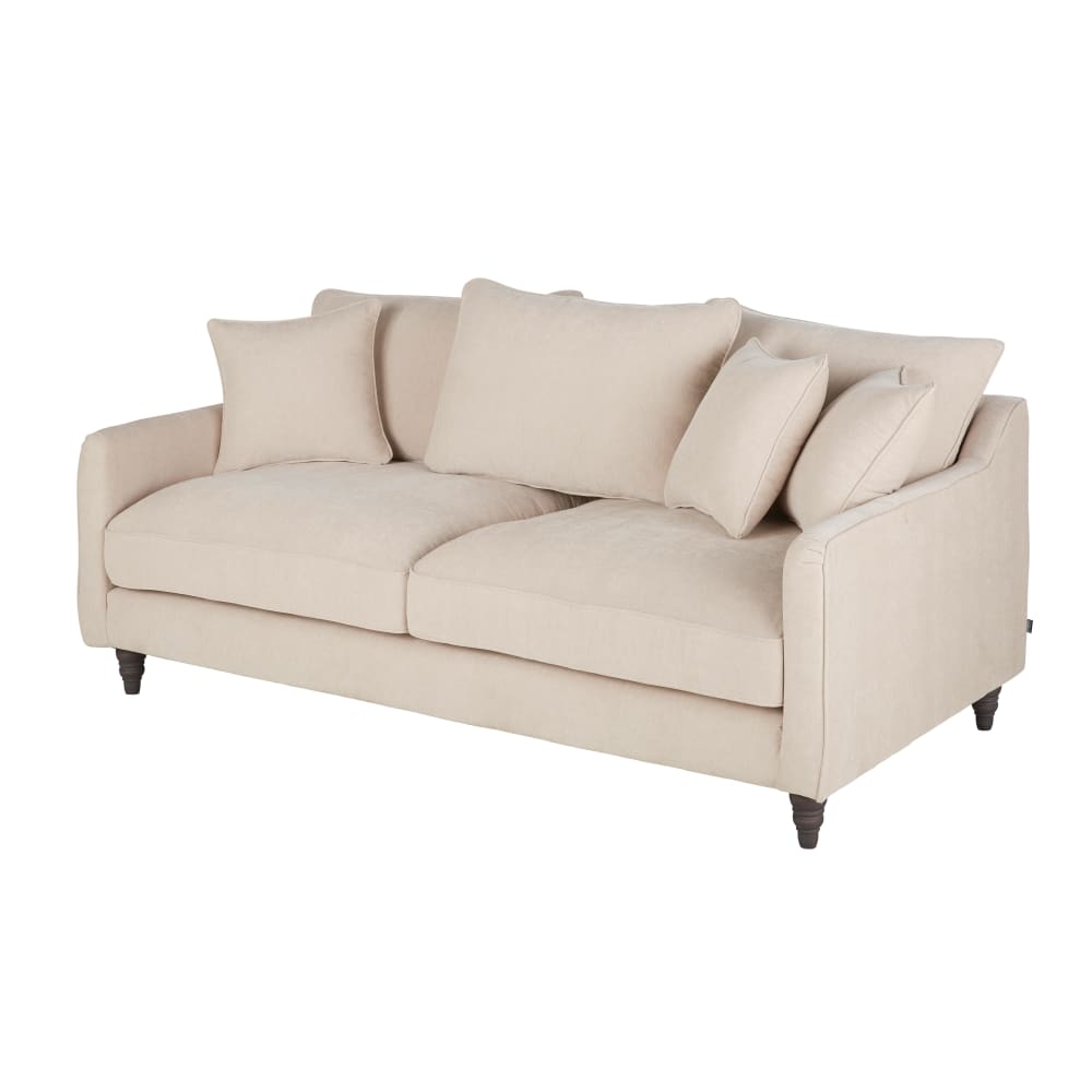 Canapé 3 places beige - Maisons du Monde